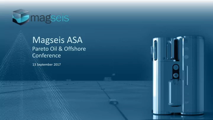 magseis asa
