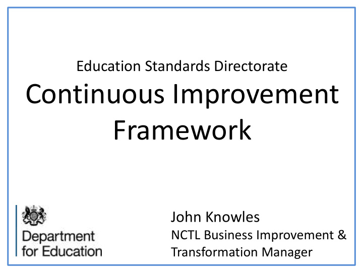 framework