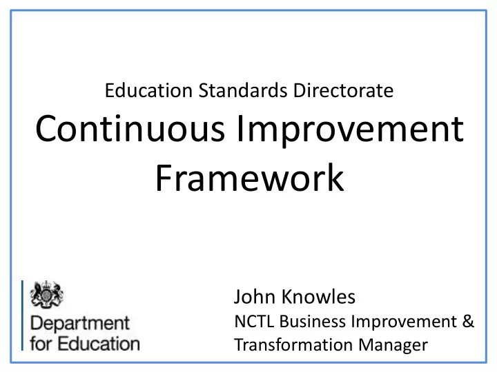 framework