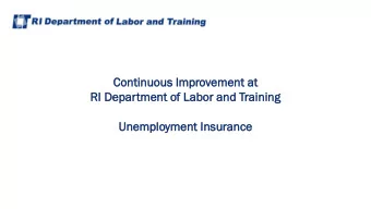 Unem  Unemplo  ployment  yment Insuran  surance  ce