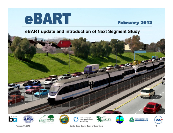 ebart update and introduction of next segment study