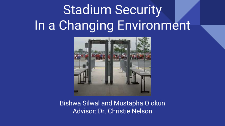 stadium security in a changing environment