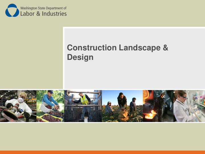 construction landscape design what is the purpose of