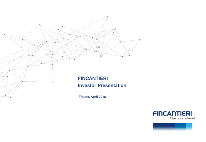 fincantieri investor presentation
