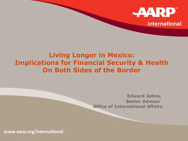implications for financial security health