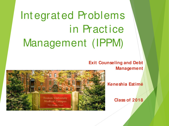 integrated problems in practice management ippm
