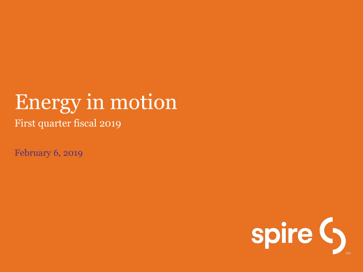 energy in motion