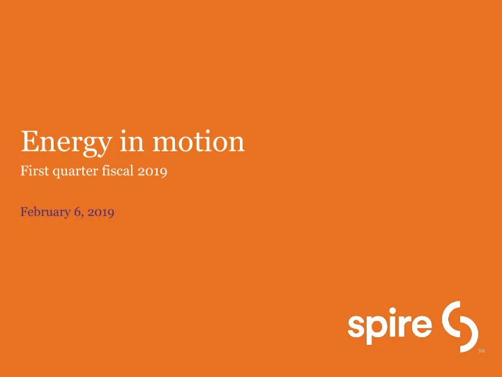 energy in motion