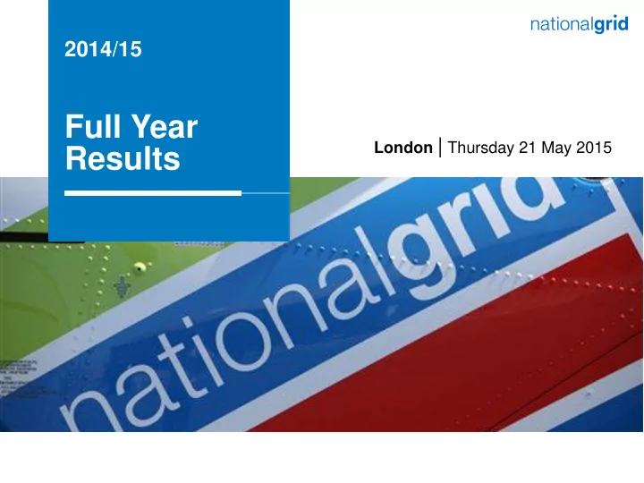 results cautionary statement