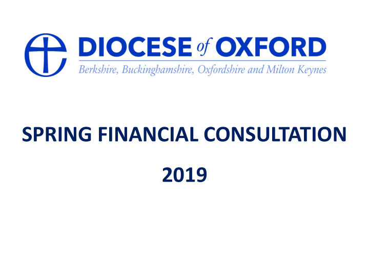spring financial consultation 2019 agenda