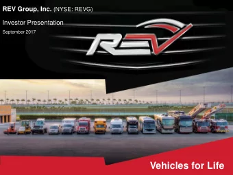 Vehicles for Life  Cautionary Statements &amp; Non-GAAP Measures  Forward-Looking Statements  This