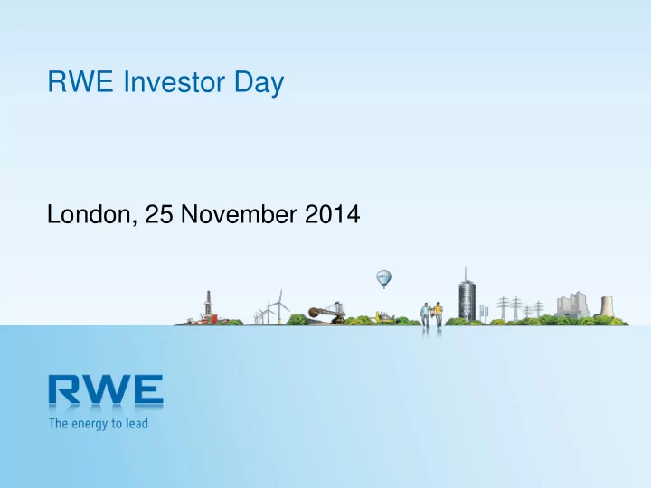 rwe investor day