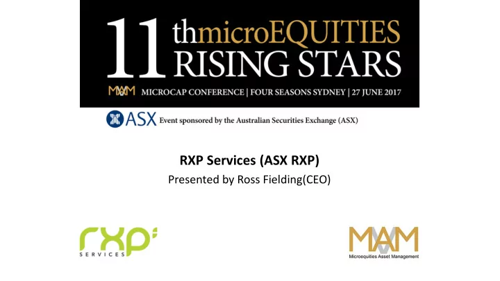 rxp services asx rxp