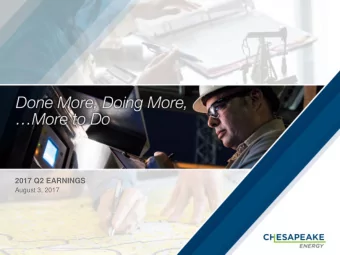 2017 Q2 EARNINGS  August 3, 2017  FORWARD-LOOKING STATEMENTS This presentation include