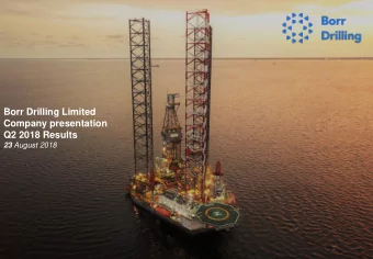 Q2 2018 Results 23 August 2018  |  Important information and disclaimer This presentation (the