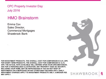 .  FOR INVESTMENT PRODUCTS, THE OVERALL COST FOR COMPARISON IS 5.8% APR.  FOR SHORT TERM PRODUCTS,