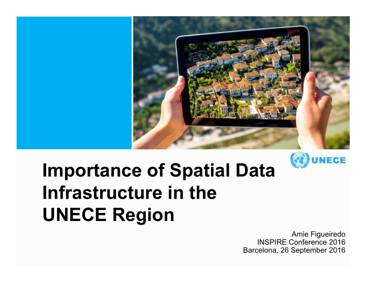 importance of spatial data infrastructure in the unece