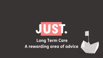 Long Term Care  A rewarding area of advice  Welcome  To raise your hand in the  webinar, click here