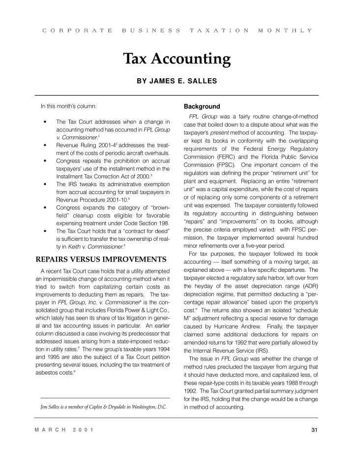 tax accounting