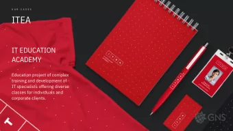 ITEA  IT EDUCATION  ACADEMY  Education project of complex  training and development of  IT