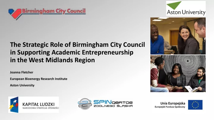 the strategic role of birmingham city council