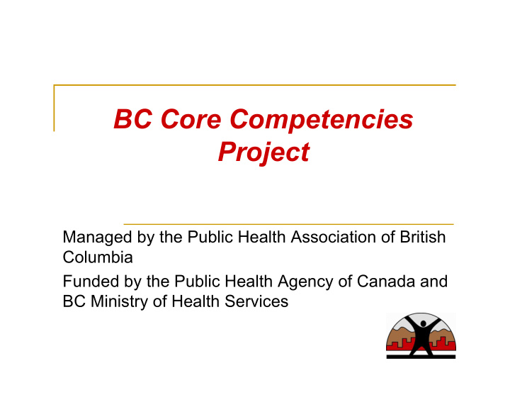 bc core competencies project