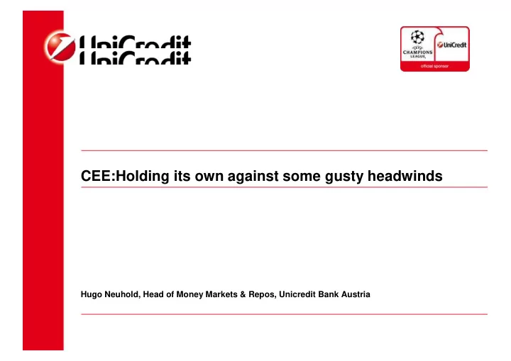 cee holding its own against some gusty headwinds