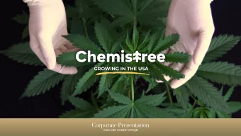 Corporate Presentation  CHM: CSE | CHMJF: OTCQB  Forward Looking Statements  This corporate