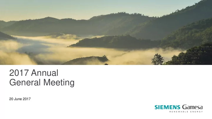 general meeting