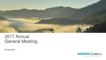 General Meeting  20 June 2017  Rosa Garca,  Chairwoman  Carlos Rodrguez-Quiroga,  Secretary of