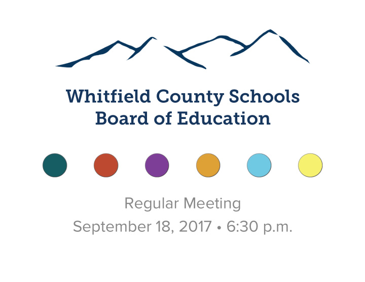 whitfield county schools board of education