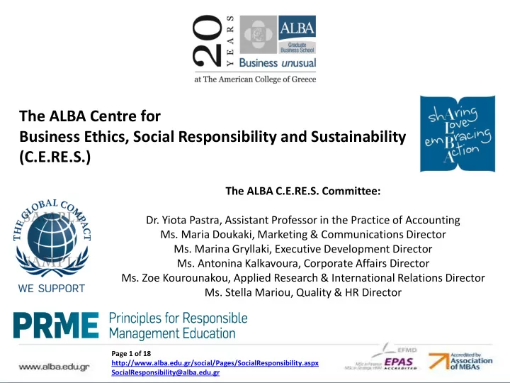 business ethics social responsibility and sustainability
