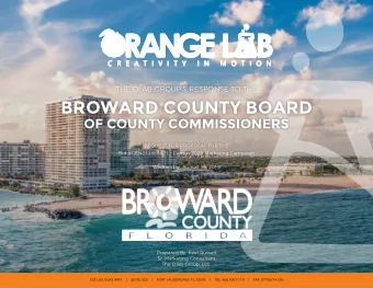 BROWARD COUNTY BOARD  OF COUNTY COMMISSIONERS  REQUEST FOR PROPOSAL FOR THE  Bid #GEN2118833P1 -