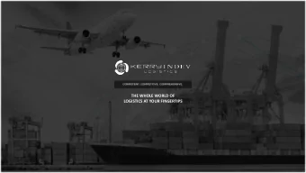 THE WHOLE WORLD OF  LOGISTICS AT YOUR FINGERTIPS  ABOUT KERRY INDEV  RECOGNITION  BUSINESS