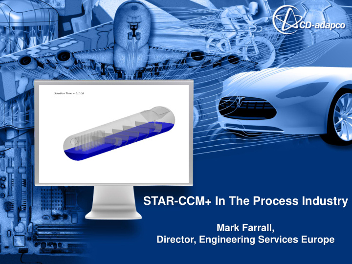 star ccm in the process industry