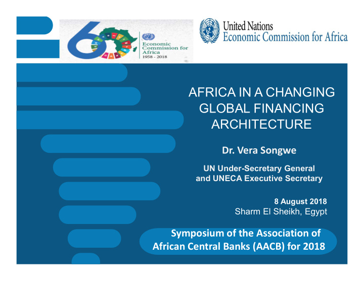 africa in a changing global financing architecture