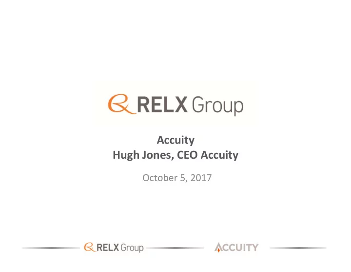 accuity hugh jones ceo accuity