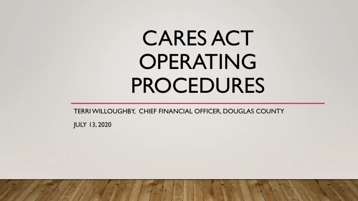 procedures