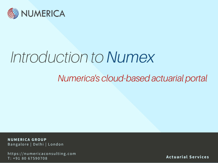 introduction to numex