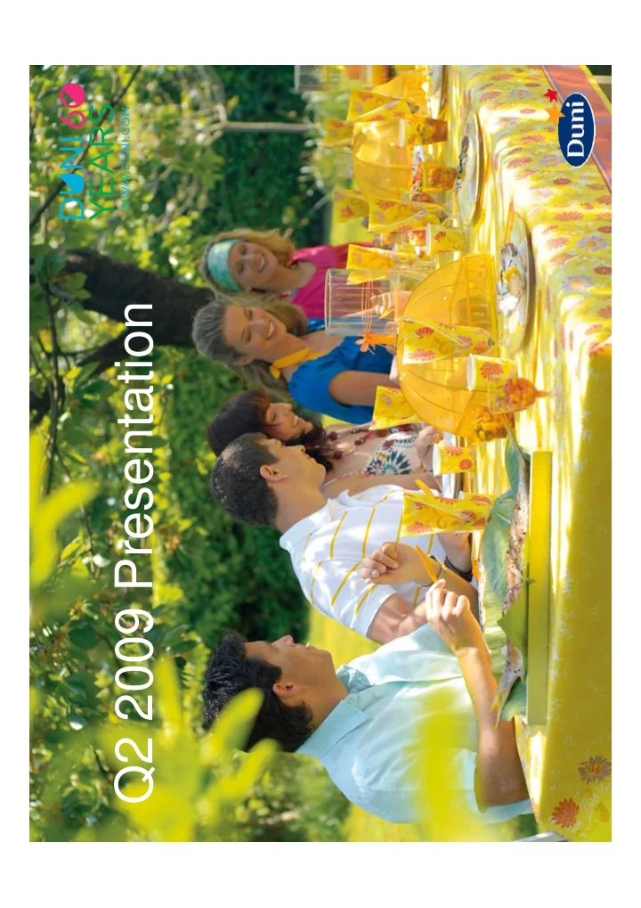 q2 2009 presentation