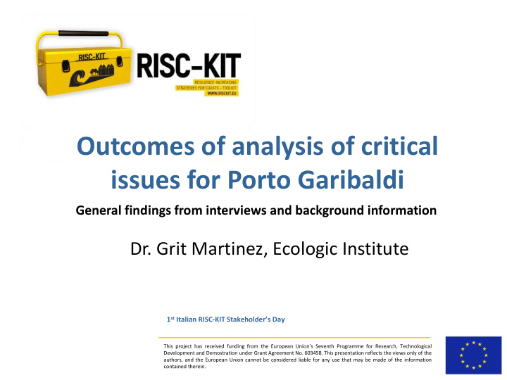 outcomes of analysis of critical