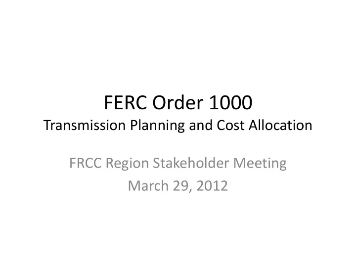 ferc order 1000