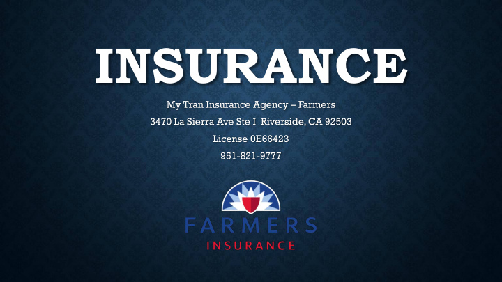 insurance