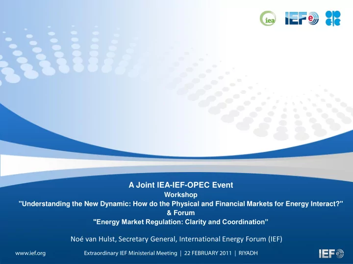 ief org extraordinary ief ministerial meeting 22 february