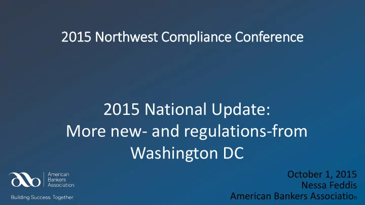 2015 national update more new and regulations from