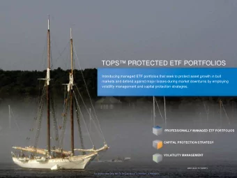 TOPS PROTECTED ETF PORTFOLIOS  Introducing managed ETF portfolios that seek to protect asset