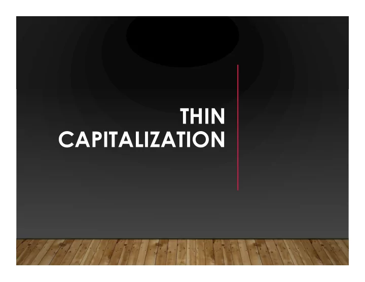 thin capitalization section 94b of income tax act 1961