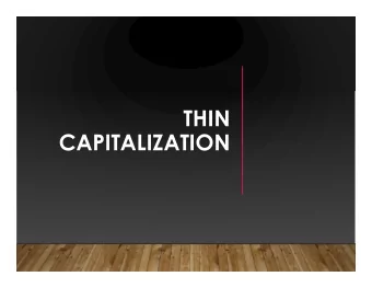 THIN  CAPITALIZATION  SECTION 94B  OF INCOME TAX ACT  1961  LIMITATION ON INTEREST DEDUCTION IN