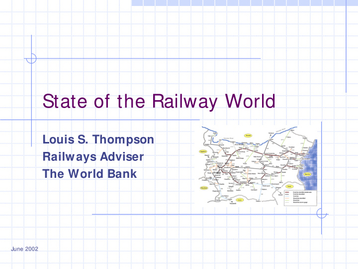 state of the railway world