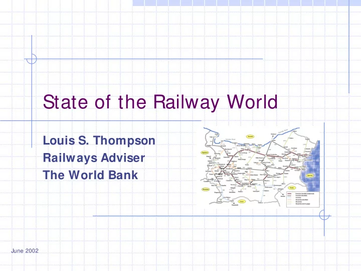 state of the railway world